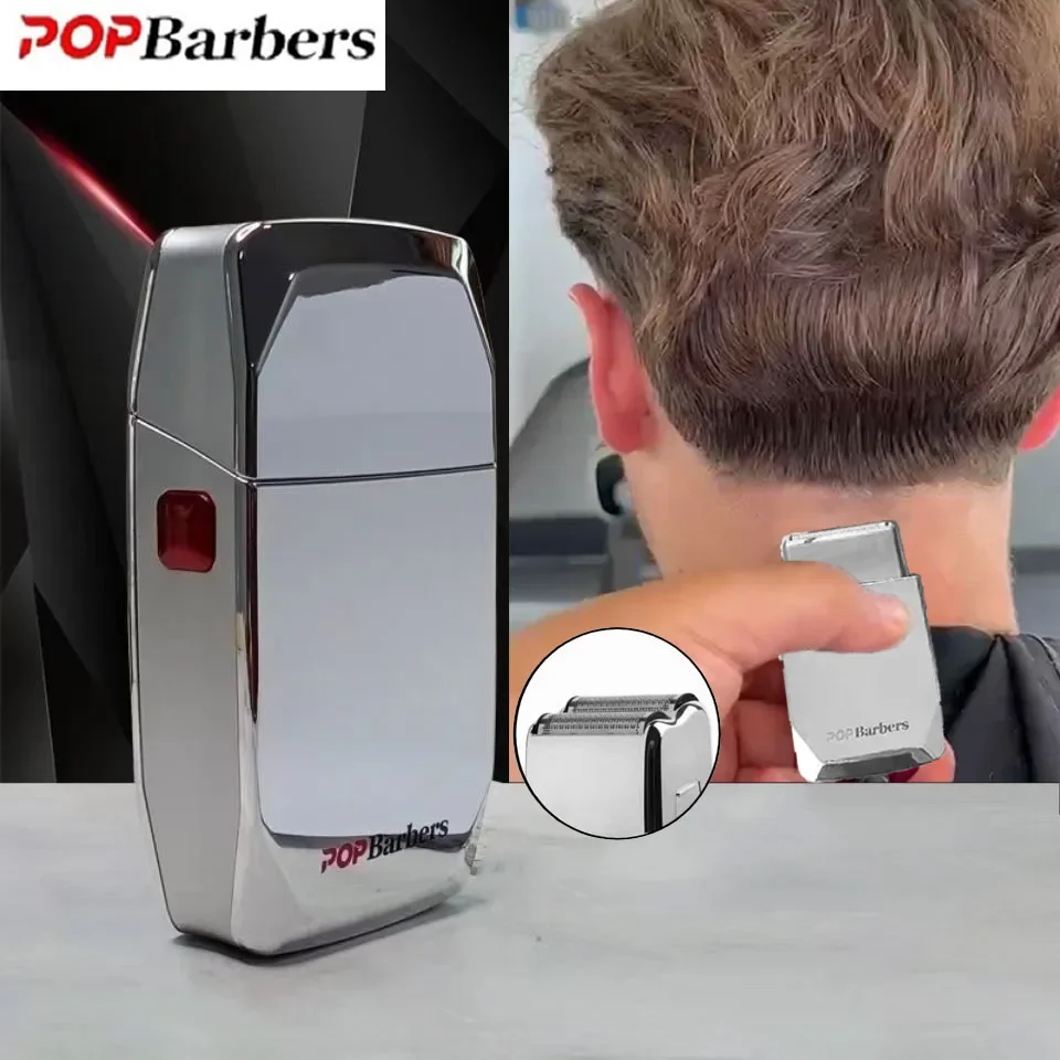 

Pop Barbers M7 P600 Professional Hair Cutting Machine Oil Head Reciprocating Electric Hair Clippers 0MM Shaver 9000RPM Trimmer