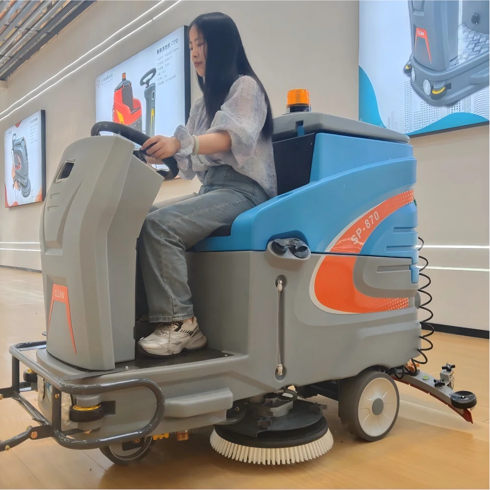Commercial High Speed Floor Sweeper Floor Carpet Washing Machine New Design Hot Selling Mini Driving Sweeper