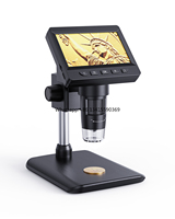 Inskam 307-C High Quality Digital Microscope with Lcd1000x Adapter 4.3inch IPS Monocular Microscope for Electronics Repair