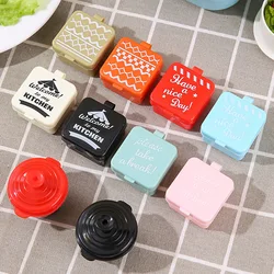 Lunch Bento Soy Sauce Box Container with Dropper Cute Design Plastic Condiment Dispenser Mini Salad Tomato Sauce Bottle