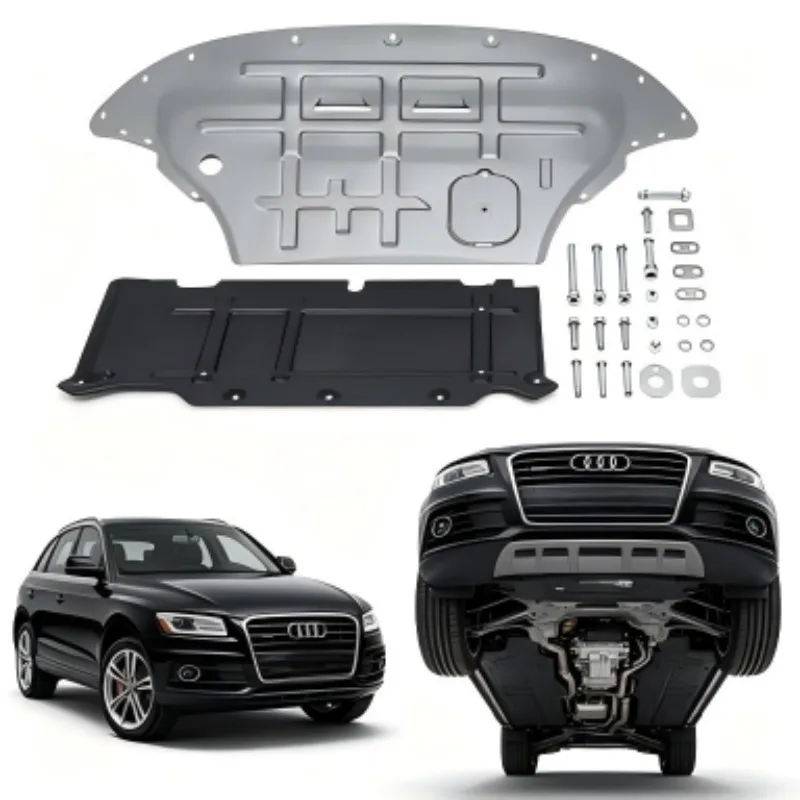 Engine Splash Shield Durable Underbody Skid Plate and Chassis Protection for Audi Q5 2010-2017 2.0T