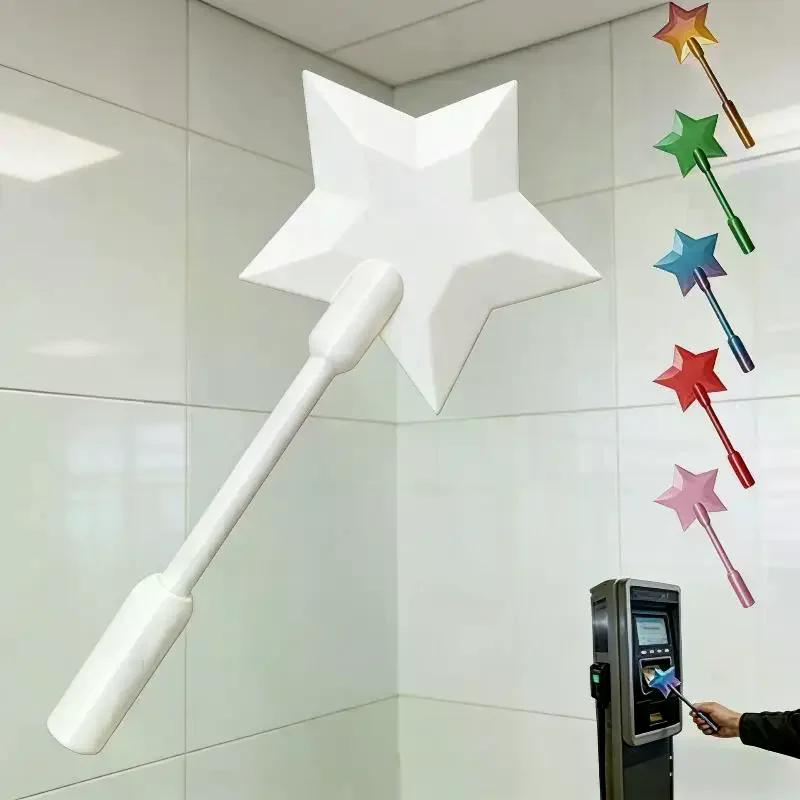 Fashion Creative 3D Printed Wand Tap To Pay Portable Cute Star Magic Wand Holder Funny Lightweight Credit Card Holder Daily Use