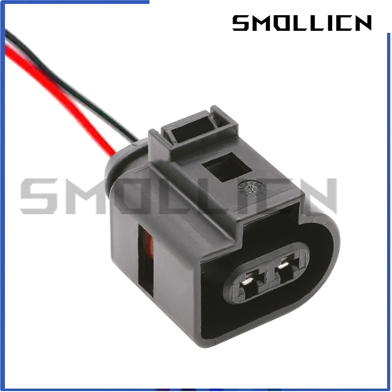 1 Set 2 Pin 1.5 Car Waterproof Wiring Harness Socket Electrical Horn Plug 1J0973802 1J0973702 8D0973822 For VW Audi