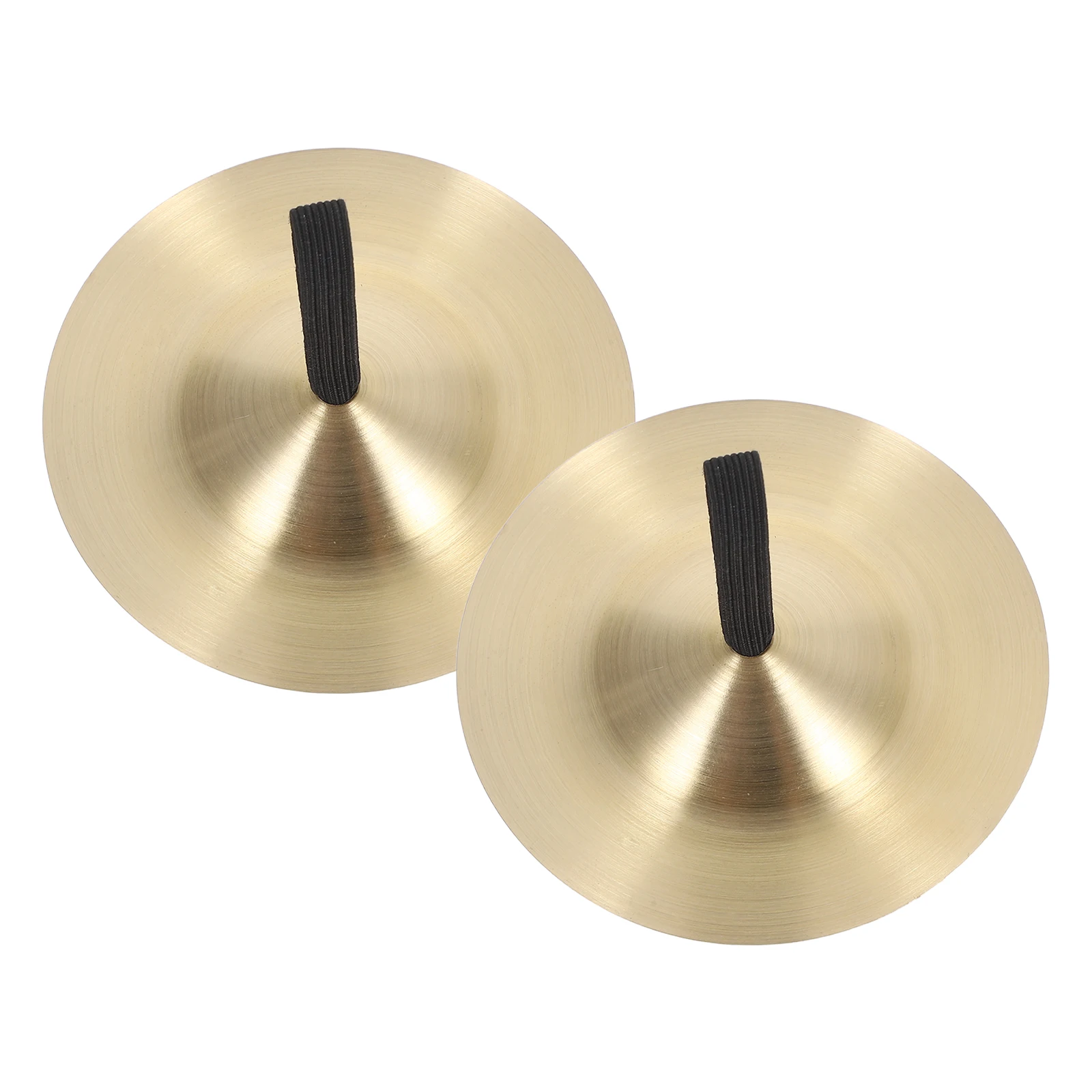 

1 Pair Small Copper Mini Percussion Instruments Early Education Musical Tool Finger Cymbals Durable Chinese Hand