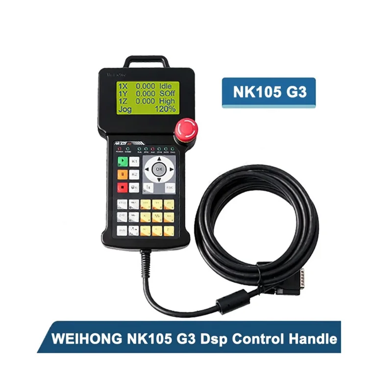 Weihong ncstudio nk105g3 DSP CNC Control System 3 axis motion card nk105 G3 Remote grip for C router