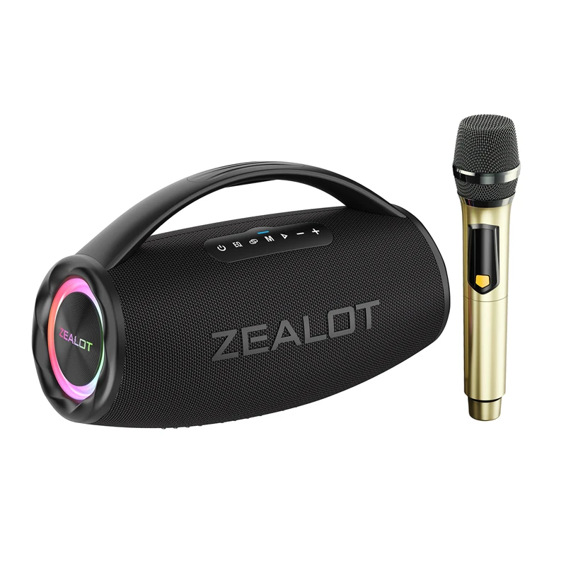 【¥15,596】Zealot S97 カラオケ Bluetoothスピーカー ワイヤレスマイク1本 特別割引-アリエク特価アラート