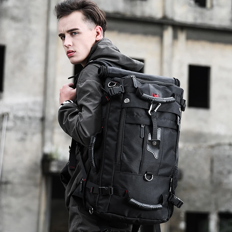 Imagem -02 - Kaka 50l Mochila de Viagem à Prova Dmultifunction Água para Mulheres dos Homens Multifunction 17.3 Mochilas Portátil Masculino Bolsa de Bagagem ao ar Livre Mochila Melhor Qualidade