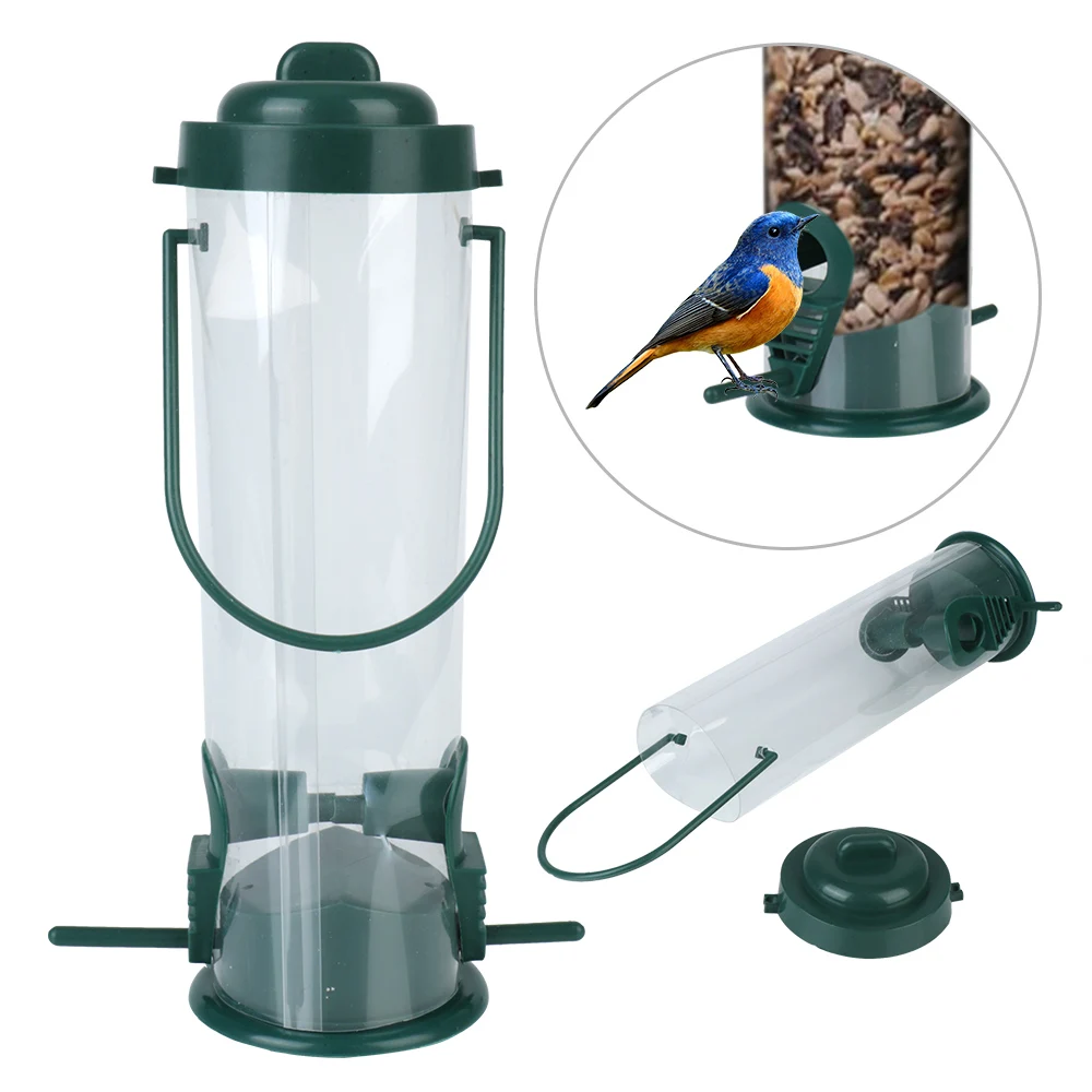 Garden Paddock Wild Bird Seed Feeder Bird Feeding Tool Pet Supplies Hanging Bird Feeder Outdoor Decoration