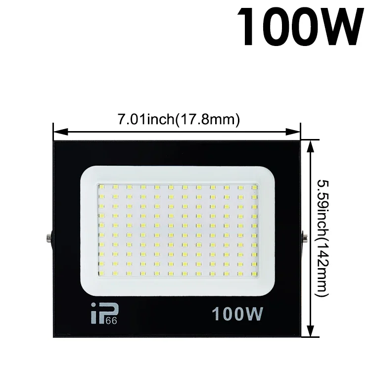 LED-schijnwerper Spotlight 100W 150W 200W Buitenverlichting 6500K Waterdicht Garage Gym Straatpoort Wandlampen Schijnwerpers AC220V - afbeelding 1