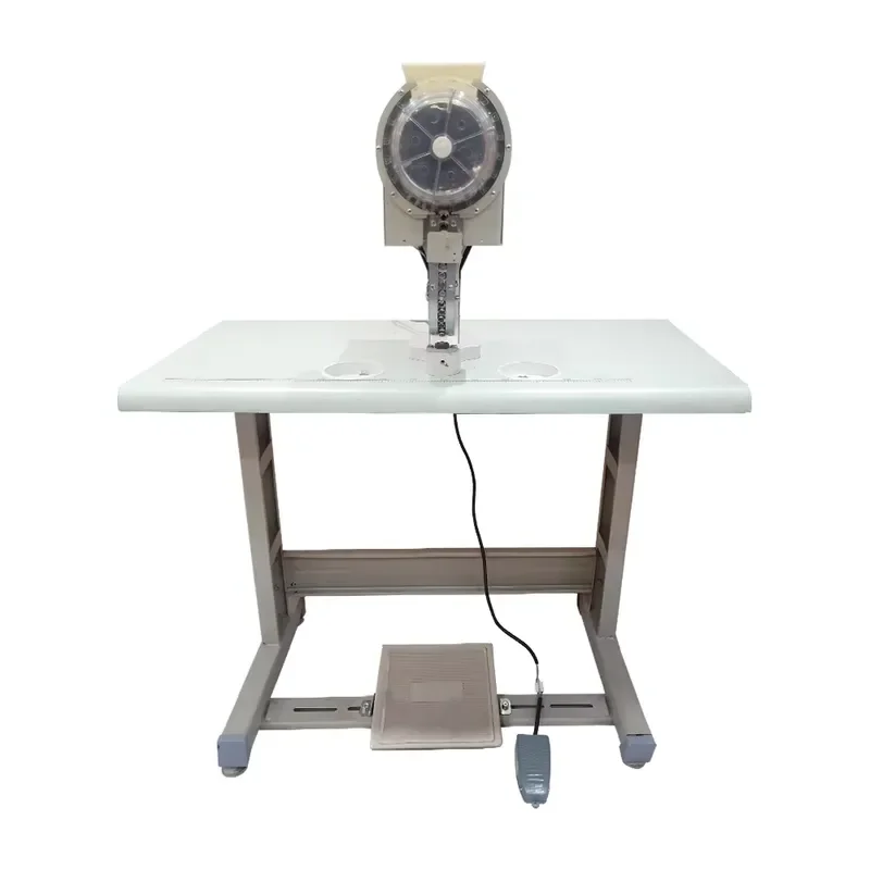 LD750A Series 750W Pneumatic 10mm Automatic Eyelet Punch Machine with Work Bench