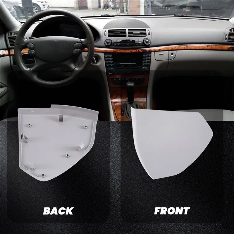 Car Front Door Plastic Cover Trim Shell For Mercedes Benz E-Class W211 2003-2009 2117270148 Grey-A02G