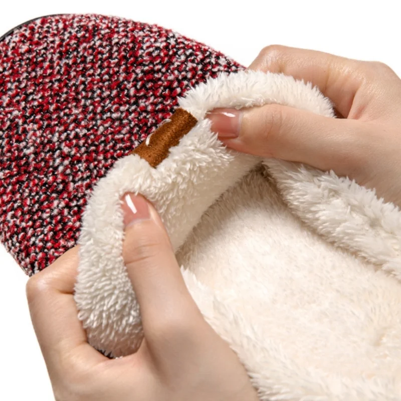 Men & Women Indoor Bedroom Slipper 2023 Winter New Plush Warm Thicken Couple  Cotton Slipper Casual Cozy Lady Shoes 36-45 A0095