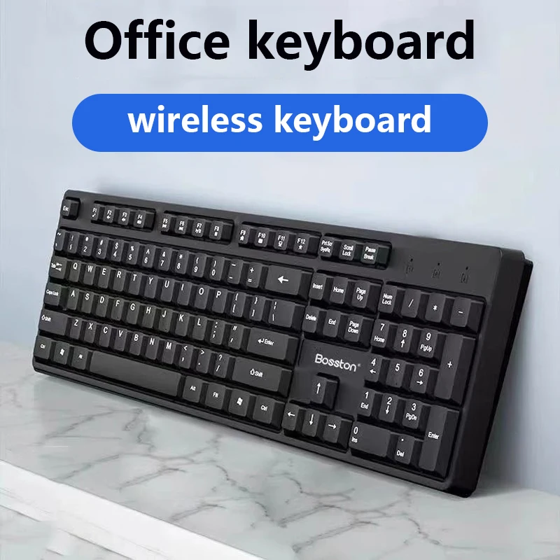 2.4G Wireless Keyboard Pc Keyboard USB Desktop Notebook Office Silent Wired Business Office Keyboard And Mouse Set