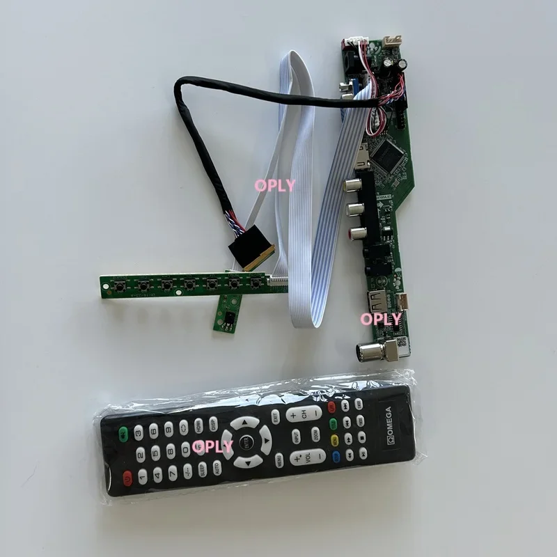 

Для BOE HT140WXB HT140WXB-501 1366X768 14 "HDMI-совместимый комплект платы контроллера телевизора RF USB AV VGA аудио экран монитора