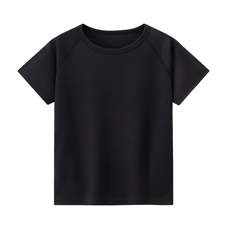 1/4/5 Piece Set For Children To Teenagers Multi Size Casual Sports Short Sleeved 120-170 Comfortable T-shirt For Boys And Girls