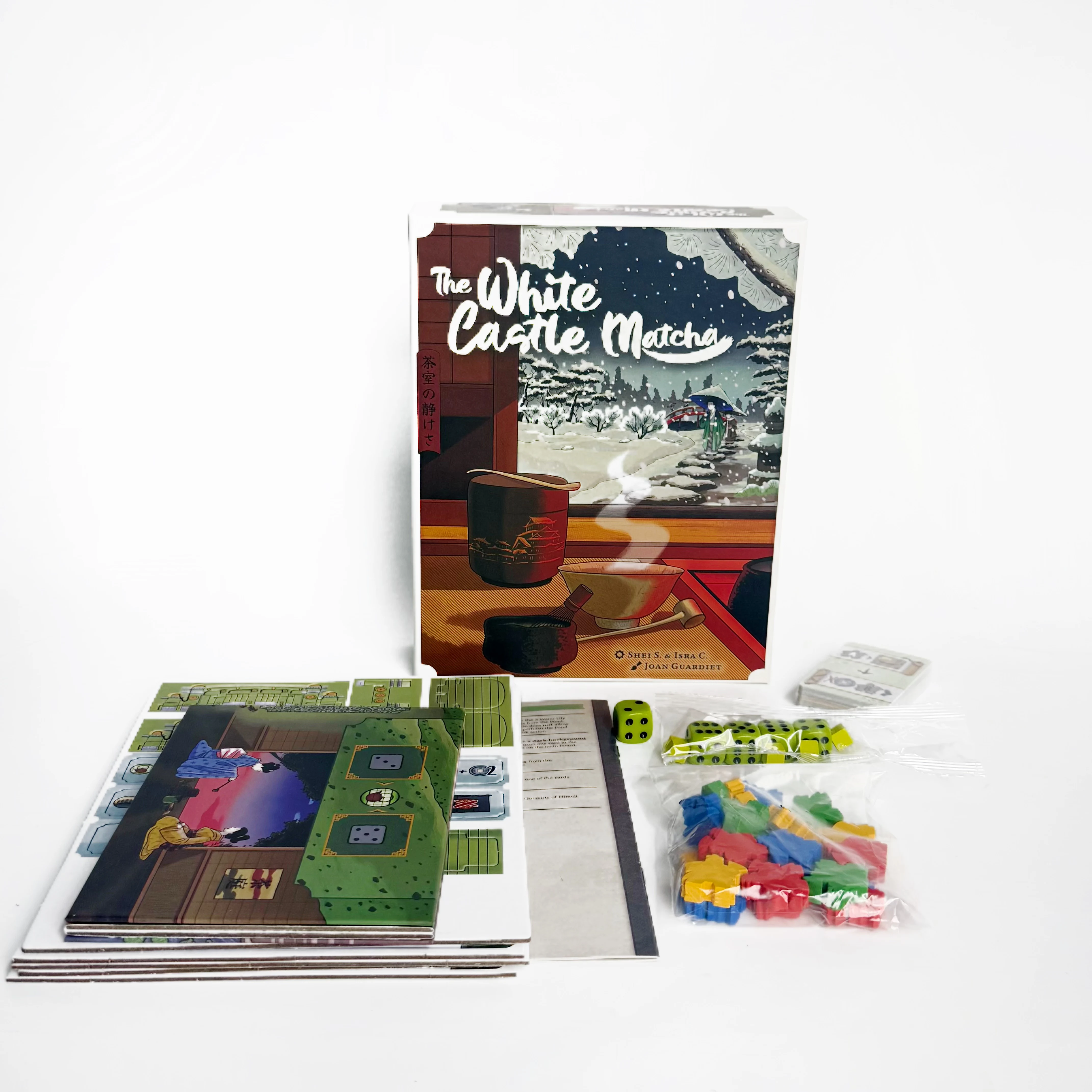 Juego de Mesa de Expansión White Castle Matcha, Juego de Cartas Competitivo de Estilo Europeo, Diseño Elegante y Atractivo, Regalo de Cumpleaños Ideal