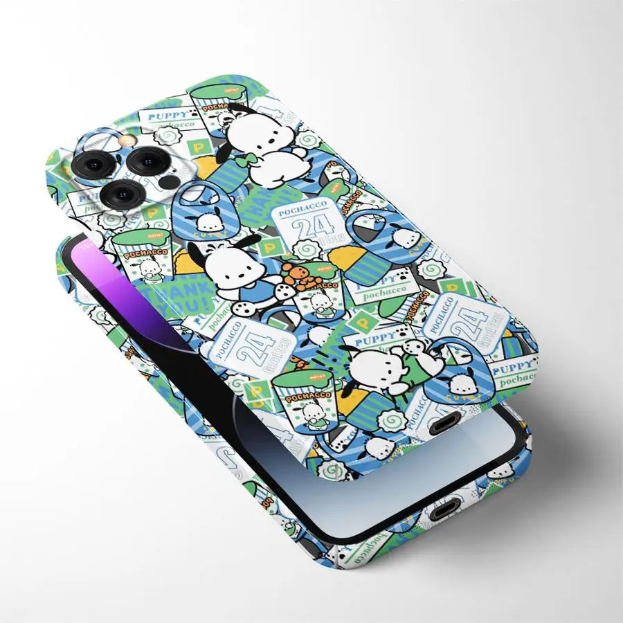 حافظة هاتف صلبة لهاتف آيفون 17 إير 11 15 بلس 13 16 برو ماكس XR 14X12 سانريو كارتون لطيف