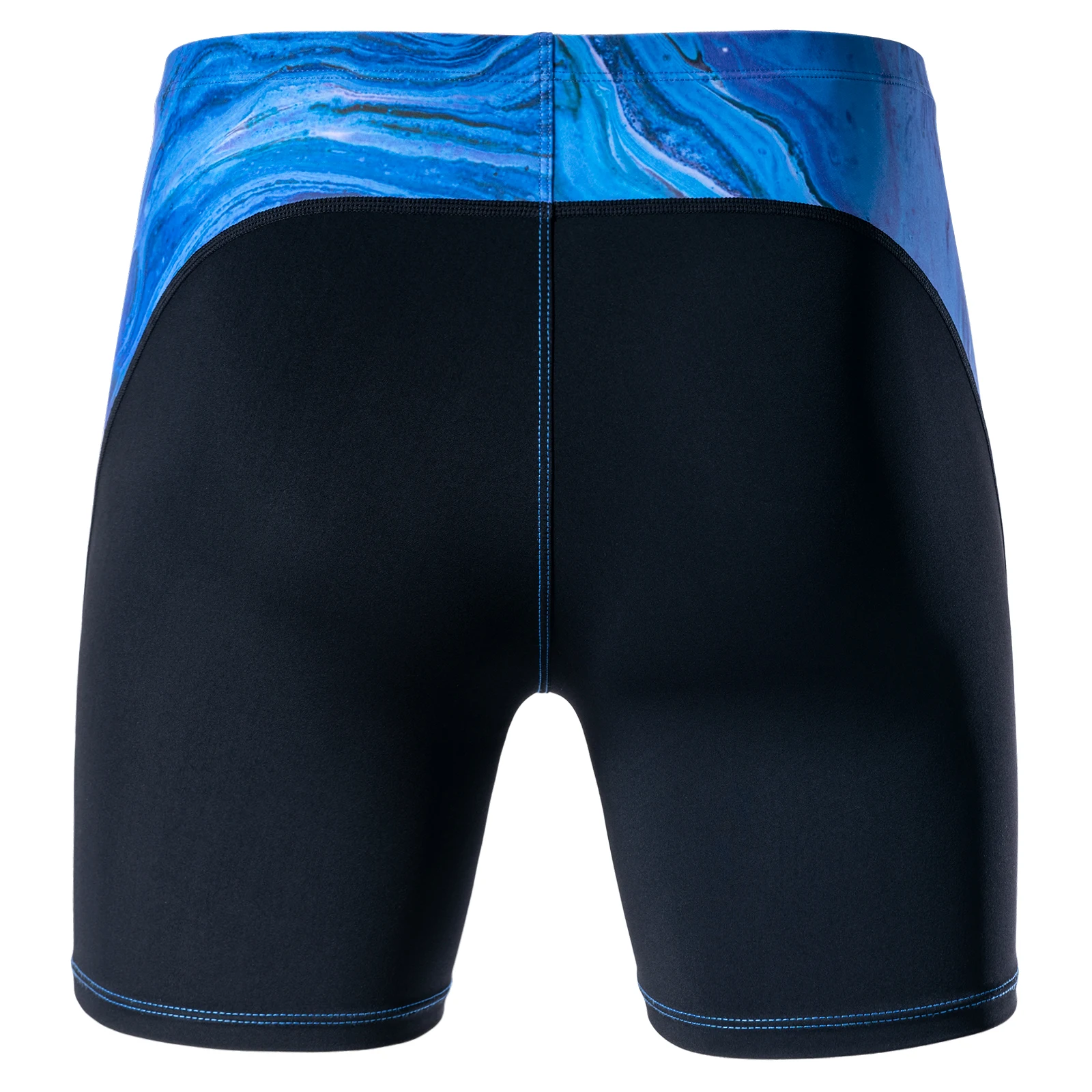 MY KILOMETRE Herren sportliches Bein mit quadratischem Bein Schwimmen Jammers Lavarot Langlebig Training Splice-Badeanzug Sportliche Bademode Badehose – Detail 19