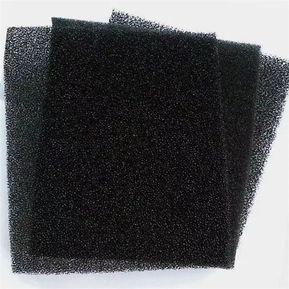 Polyurethane Foam Filter Sponge Black Flame Retardant Dust Sheet Mesh Pad For Aquarium Tank Cabinet Cooling Fan Air Intake