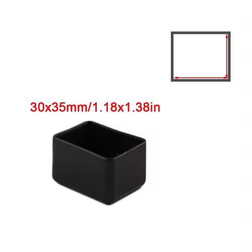 Square Silicone Chair Leg Caps Non-slips Table Foot Dust Cover Socks Floor Protector Pads Pipe Plugs Furniture Leveling Feet - Image 14
