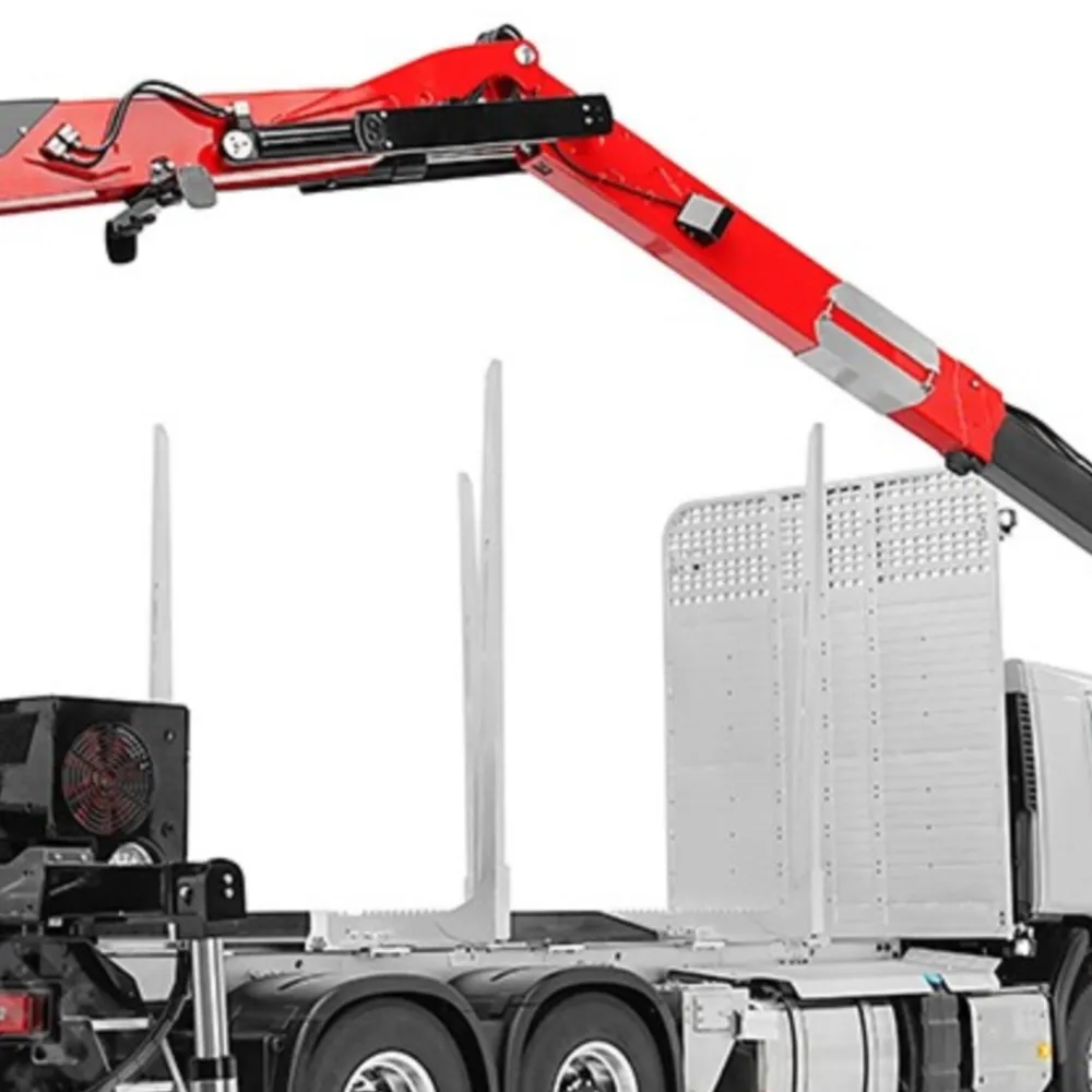 LESU 1/14 6x6 Metal Chassis Hydraulic RC Logging Truck Timber Truck Crane VM FE Cabin Axle Lock Light Sound Remote Control Cars