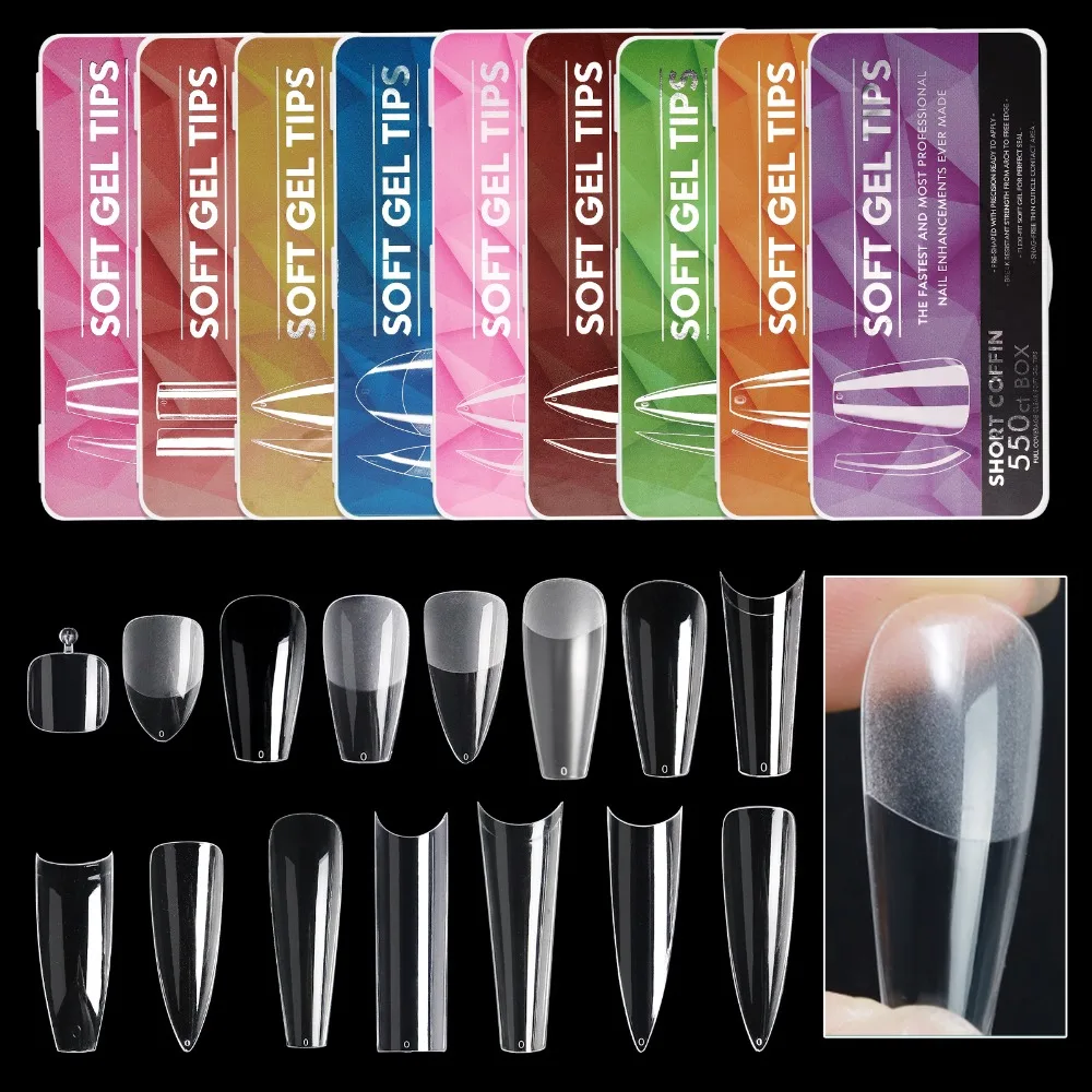 Matte Seamless Press on Nails No Filing Needed Professional Salon Artificial False Nails for Manicure Supply Wearable Nail Tips