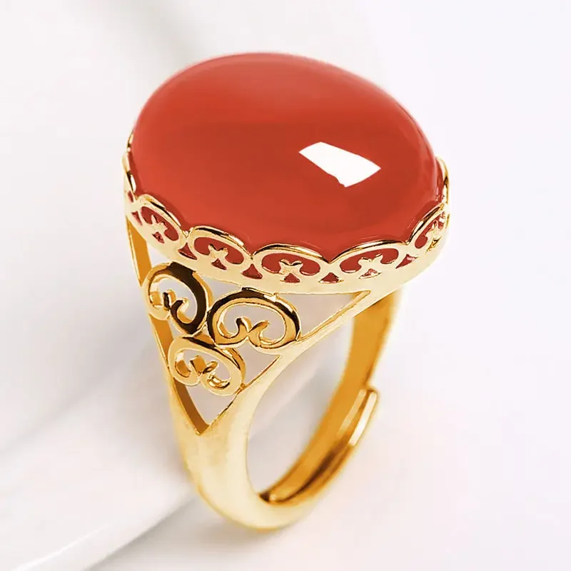 1 шт. винтажное зеленое кольцо с имитацией агата для мужчин, этнический элемент с гравировкой, серебряное кольцо, ювелирные изделия для рук Кольцо