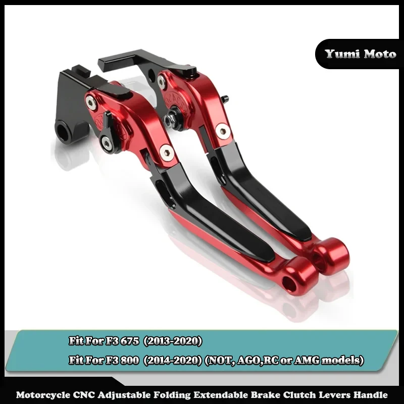 

Motorcycle Folding Adjustable Brake Clutch Levers Handlebar Fit For MV Agusta F3 675 2013-2020 / F3 800 2014-2020