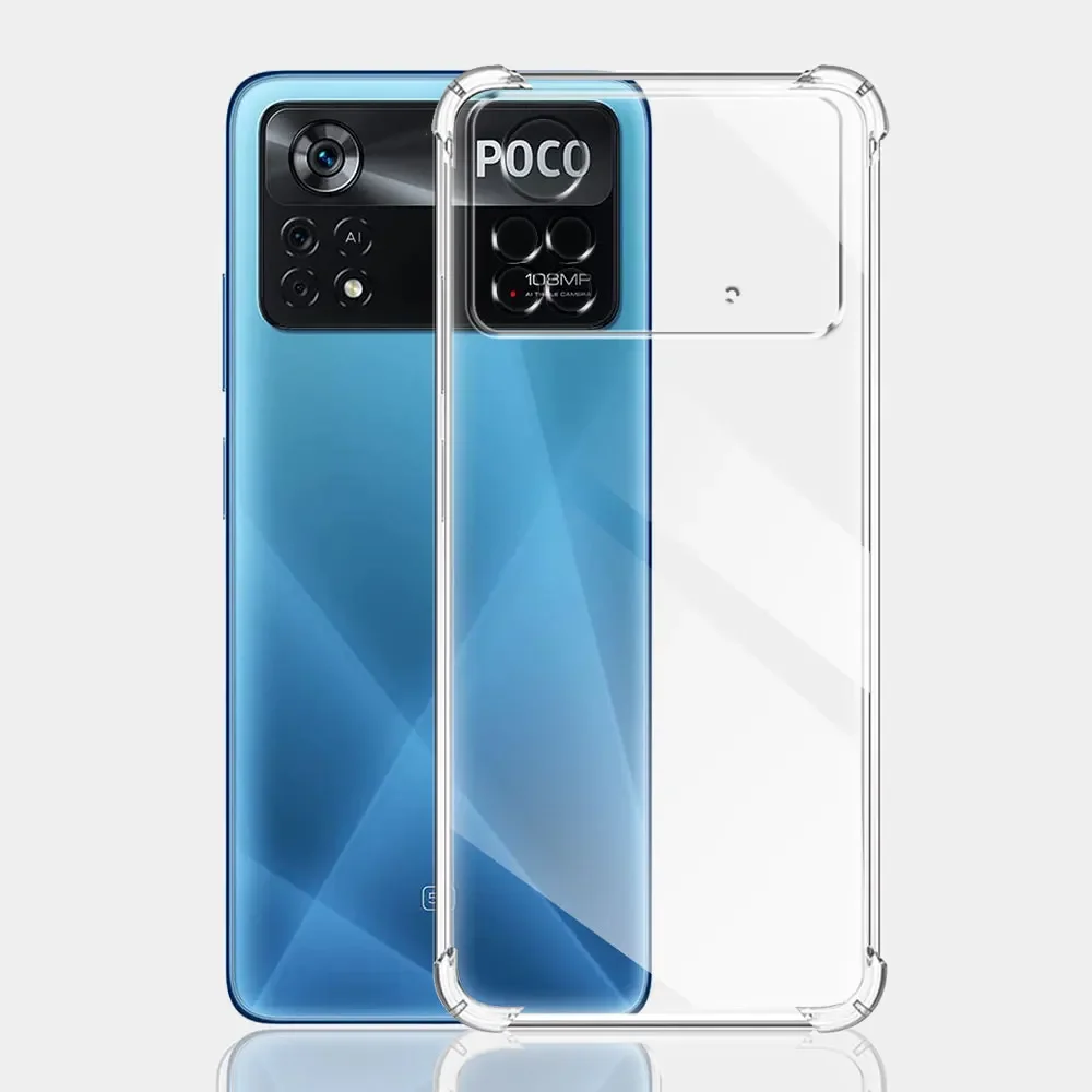 Per Xiaomi Poco X4 Pro 5G custodia custodia morbida in Silicone antiurto per Poco X4 Pro 5G custodia trasparente per telefono per Poco X4 Pro 5G