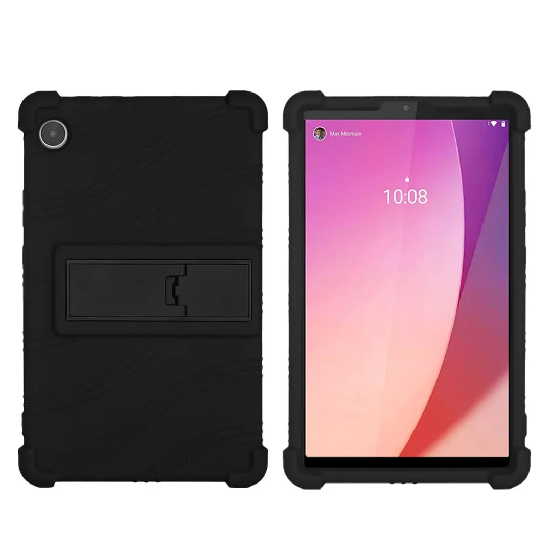 Cornors Silicon Cover Case with Kickstand For Lenovo Tab M8 4th Gen 2022 8.0