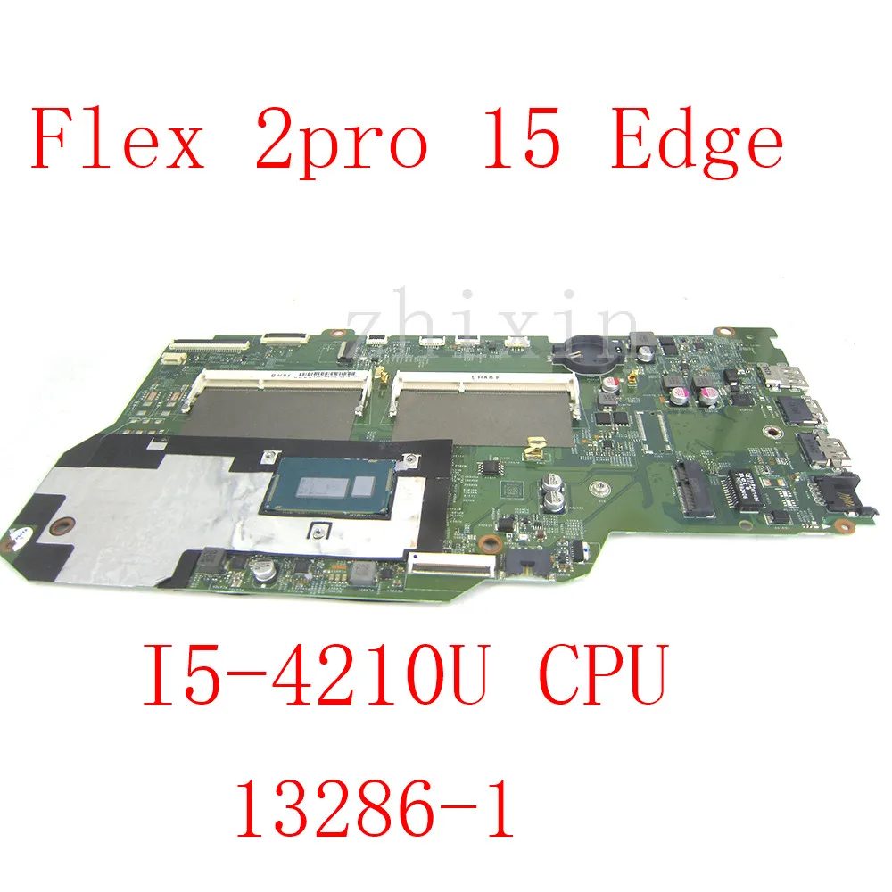 

yourui For Lenovo Flex 2 Pro 15 Edge 15 Laptop Motherboard with I5-4210U CPU DDR3 LF15V 13286-1 48.03G01.001 mainboard