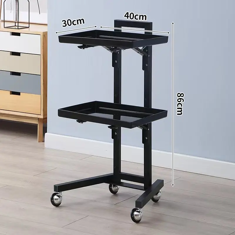 Hairdressing Furniture Beauty Salon Barber Trolley Cleaning Cart Cosmetic Table Wheels Iron Muebles Belleza Esthetician Trolly