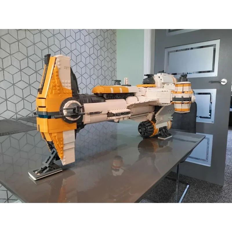 

MOC-57343UCS Hammerhead Corvette Lightmaker в сборе, модель строительного блока в стиле пэчворк, 4907 деталей, детская игрушка на день рождения, подарок