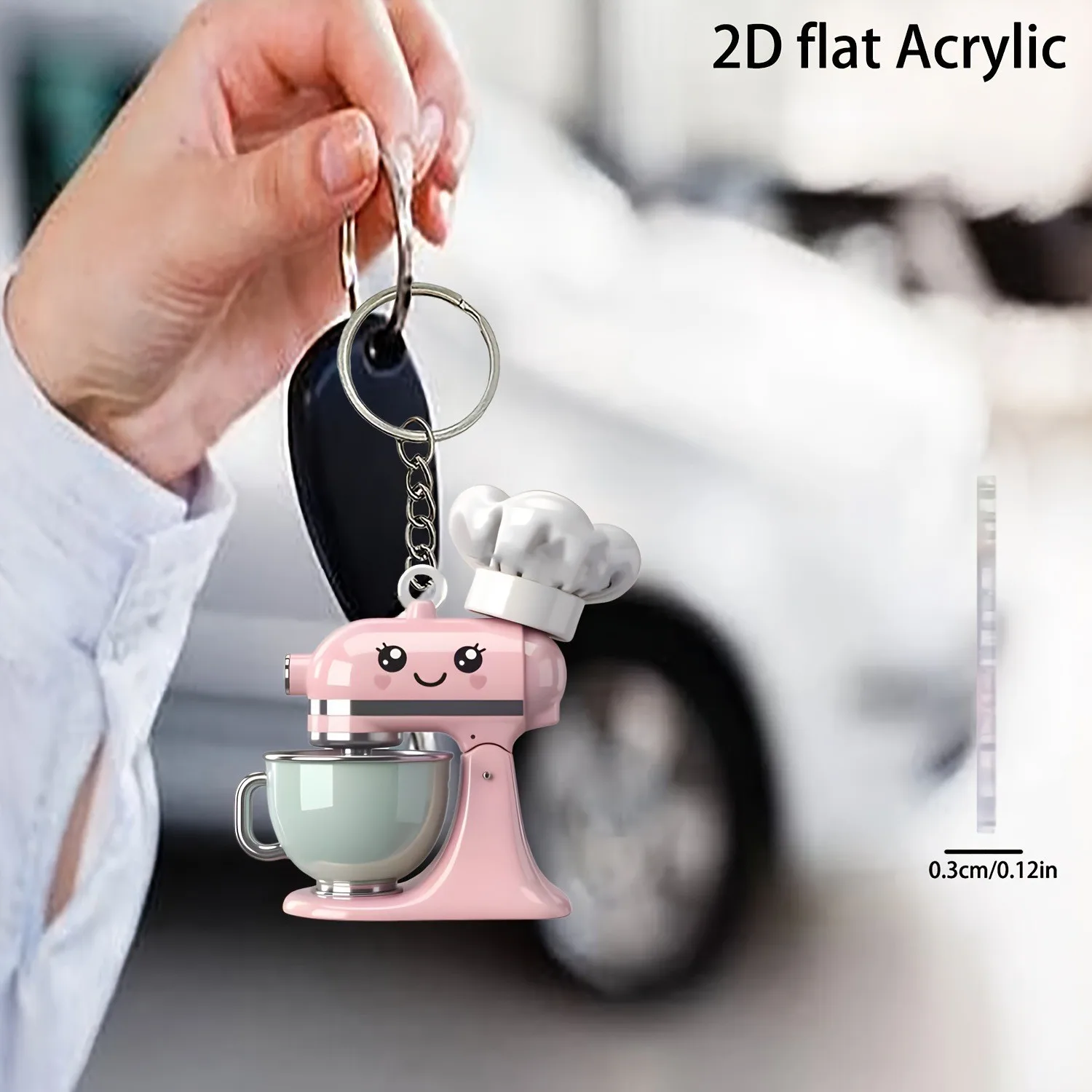 

Брелок-блендер: кухонные инструменты из сплава, брелок для ключей, для любителей готовки, ручная работа, отличный подарок, украшение