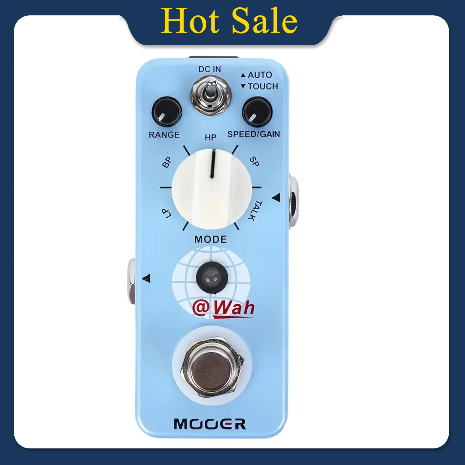 MOOER Wah Guitarra Effect Pedal Digital Auto Wah Effect 5 Modes LP BP HP SP TALK True Bypass Pedal MFT3 Electric Guitar Parts