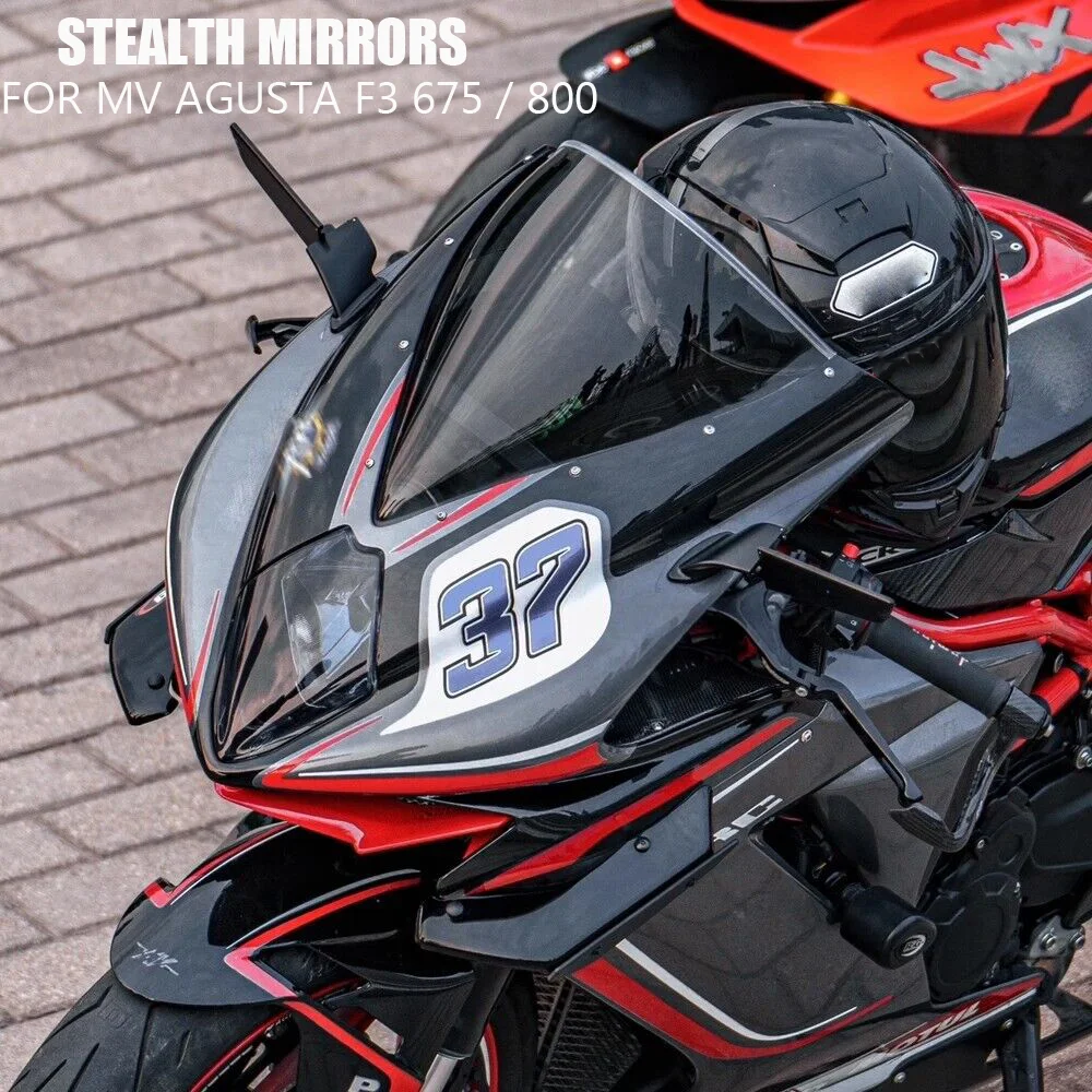 

F3 800 Accessories For MV AGUSTA F3 Stealth Mirrors F3 675 Adjustable Winglet for MV Agusta F3 675 / 800 Parts