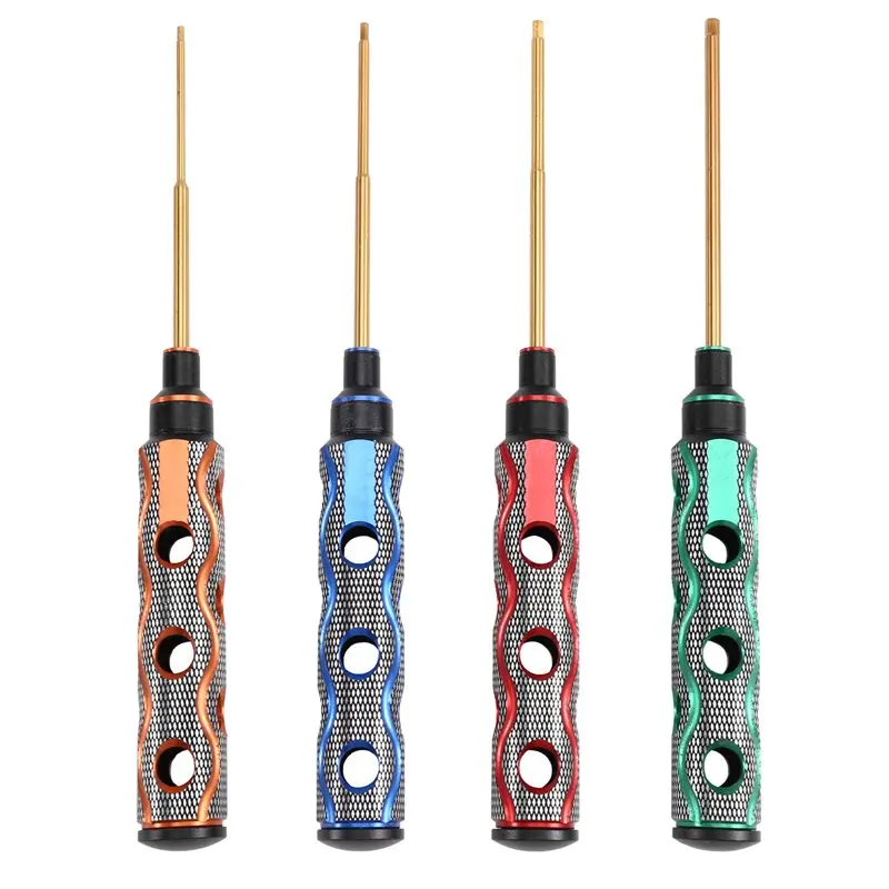 

Hexagon Screwdriver Set 1.5Mm 2.0Mm 2.5Mm 3.0Mm Hex Screw Driver Tool Kit For RC Parts For Racing Drone Airplane Car Boat Models