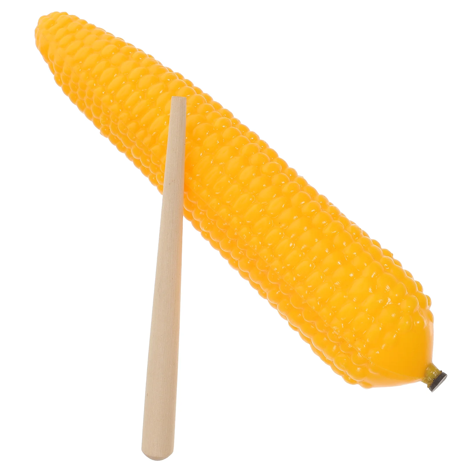 Simulated Fruit Sandbox Kids Maracas Percussion Instrument Musical Baby Corn Shape Shaker Toys