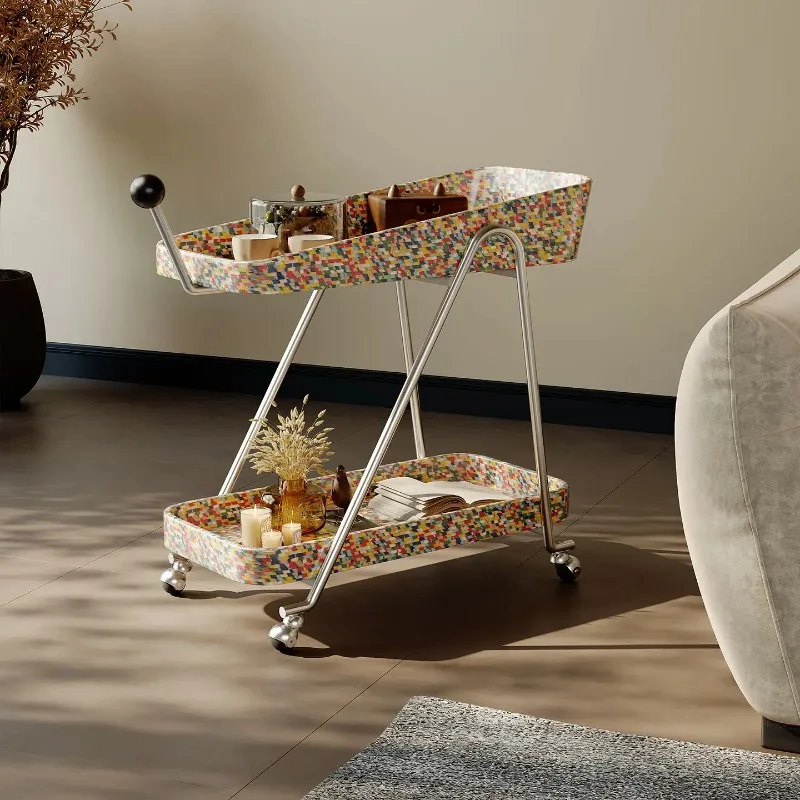 Sofa edge few movable creative rainbow color living room home high-end artistic sense