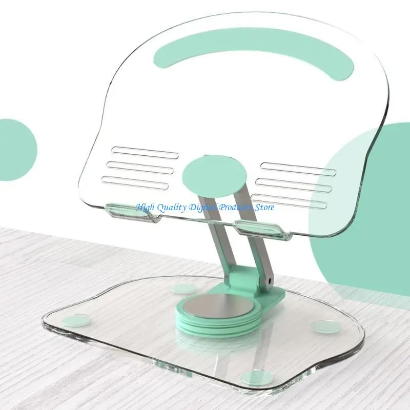 

U2JE Adjustable Acrylic Phone and Pad Holder with Anti Slip Base for Hands View