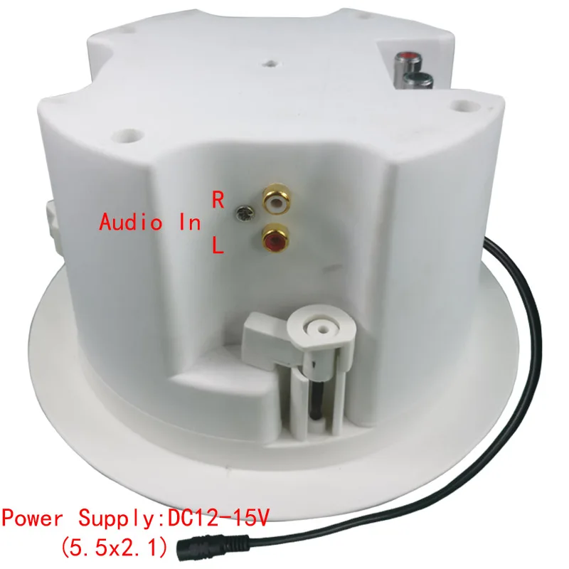 20W Active Ceiling Speaker Left and right 2 Channels with Built-in Amplifiers TDA7377 for Computer/Projector/TV