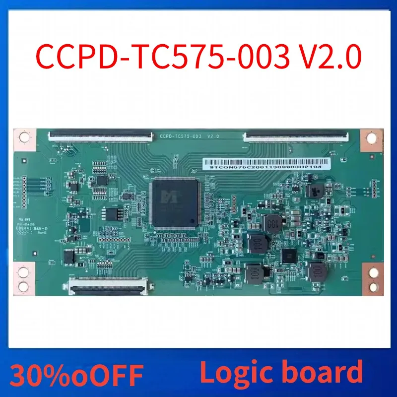 บอร์ด tcon STCON575C001 V2.0 CCPD-TC575-003ดั้งเดิม CC575PU1L01การทำงานที่สมบูรณ์แบบทดสอบอย่างเต็มที่