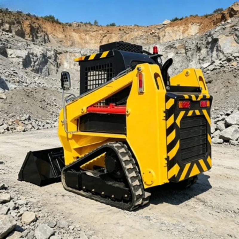 Compact Skid Steer Loader Small Size Easy Operation For Indoor Construction Cleaning