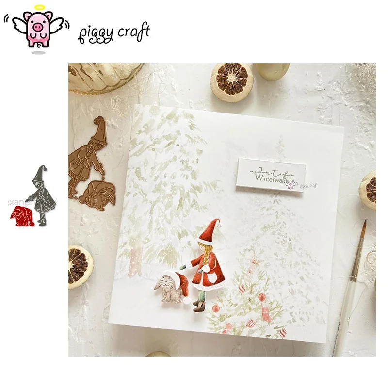 Craft metal cutting dies cut die mold Christmas Girl Rabbit Scrapbook paper craft knife mould blade punch stencils dies