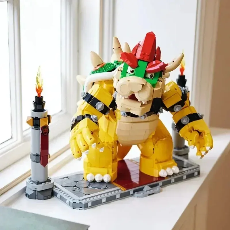 

НОВИНКА В НАЛИЧИИ 2807 шт. The Mighty Bowsered строительные блоки кирпичи MOC игрушки для мальчиков и девочек совместимые 71411 подарок на день рождения и Рождество