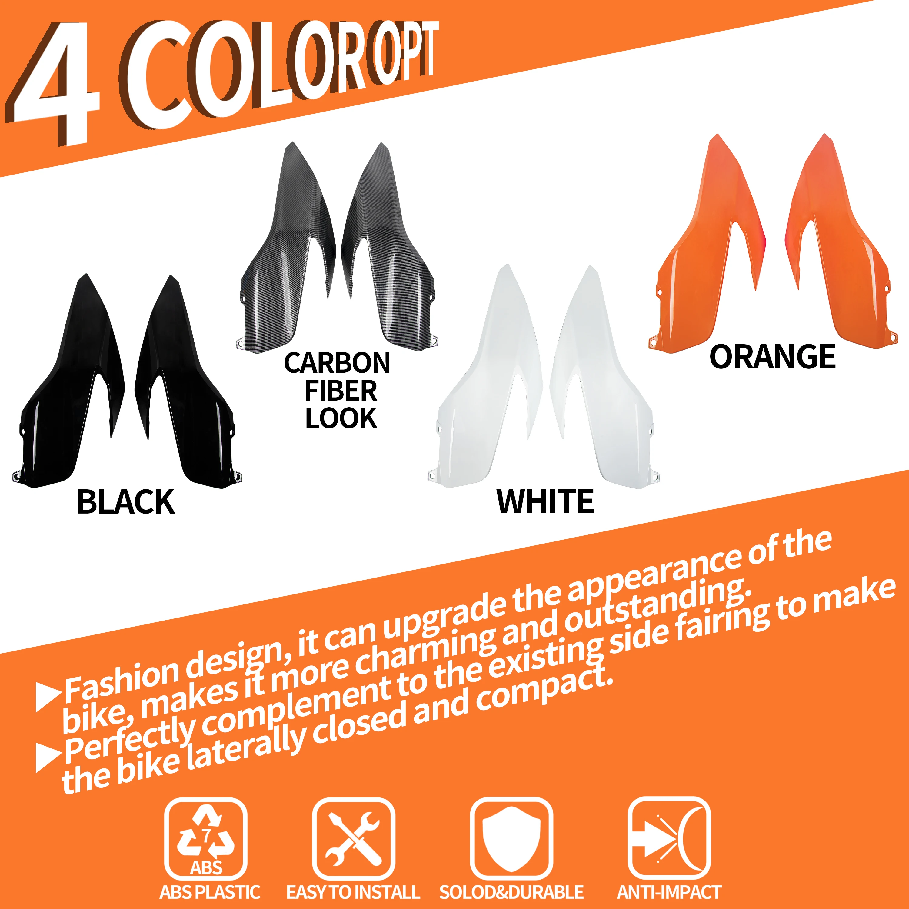 ل Duke 390 2019 خزان الوقود لوحة جانبية هدية القلنسوة دراجة نارية الملحقات ل KTM Duke 125 390 2017-2023 Duke 200 2020-2023 #6