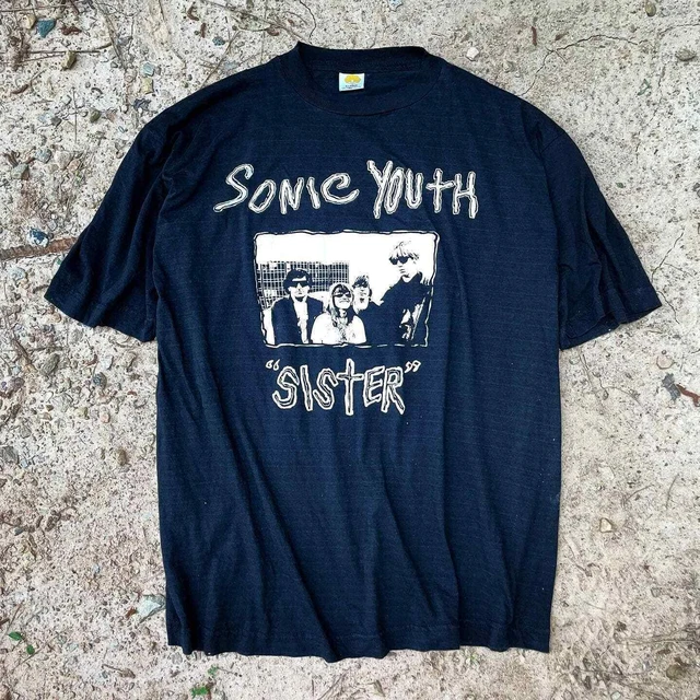 Vintage 90S Sonic Youth Sister Euro Bootleg T-Shirt - AliExpress