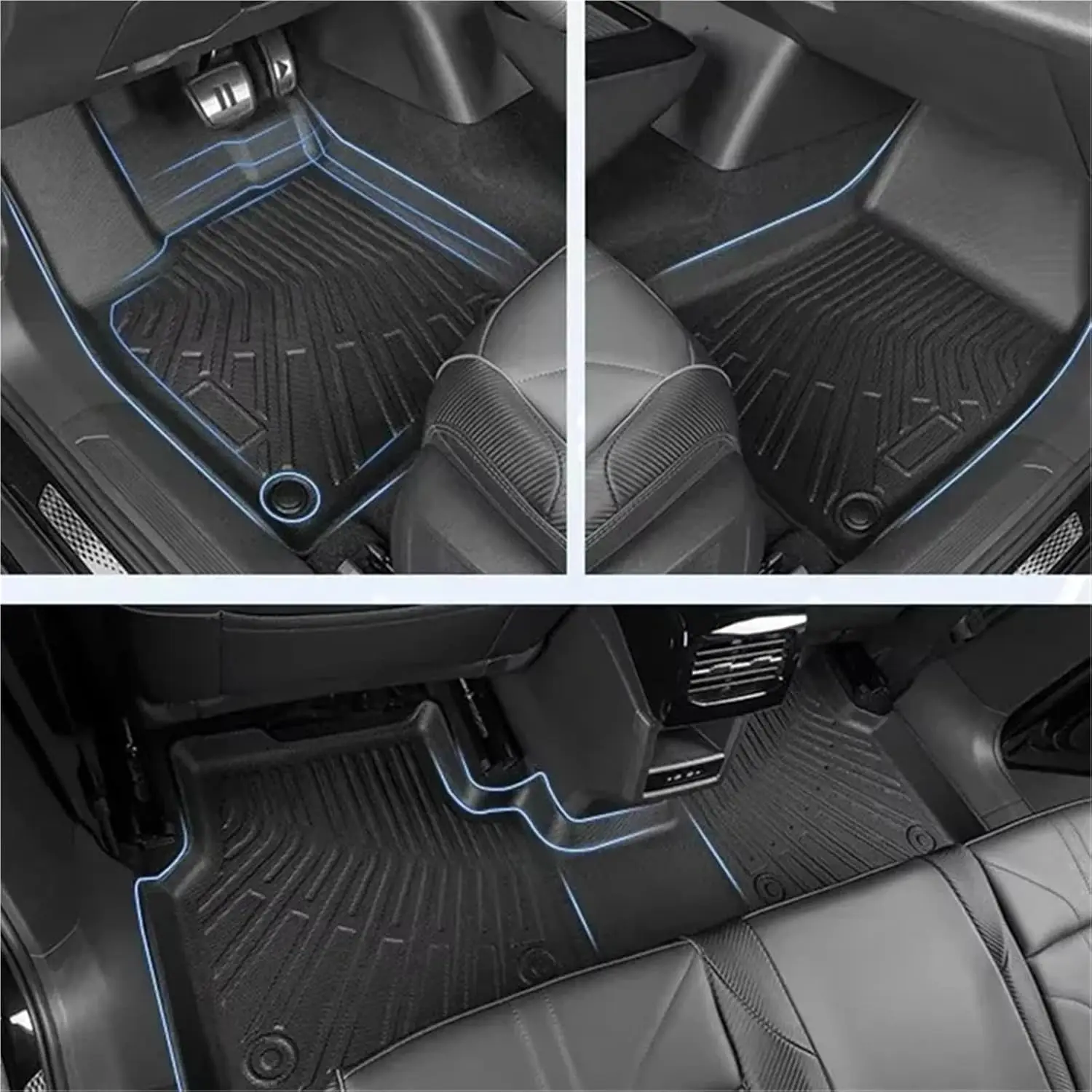 TPE Full Coverage Car Floor Mats Custom Fit BYD Seagull 2023-2026 Waterproof Anti-slip Auto Foot Liners EV Interior Protector view 3