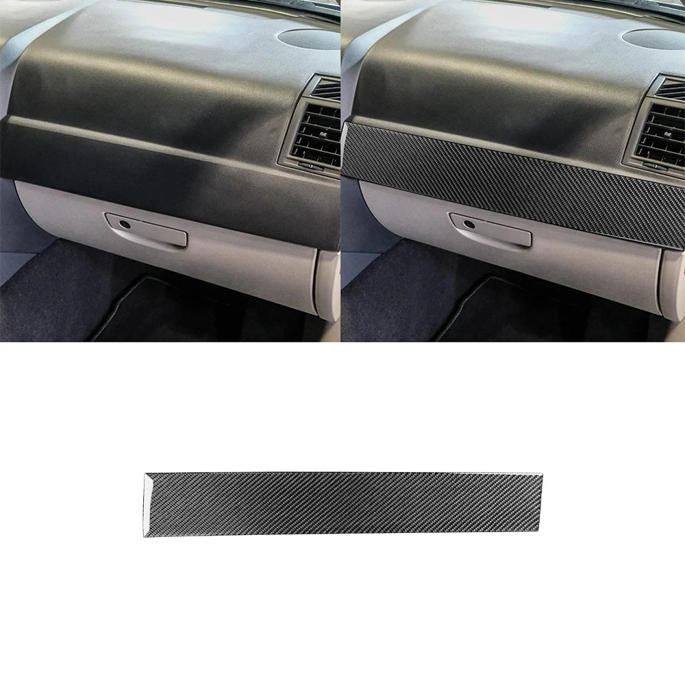 Car Interior Co-Pilot Glove Box Panel Decorate Cover Trim Decal for Chrysler 300 300C 2005 2006 2007 Accessories Carbon Fiber