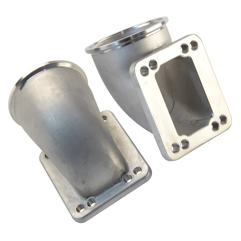 

Фланец-адаптер для турбокомпрессора T3 T4, 76 мм (3 дюйма), V-band, 90 градусов, литой, угловой